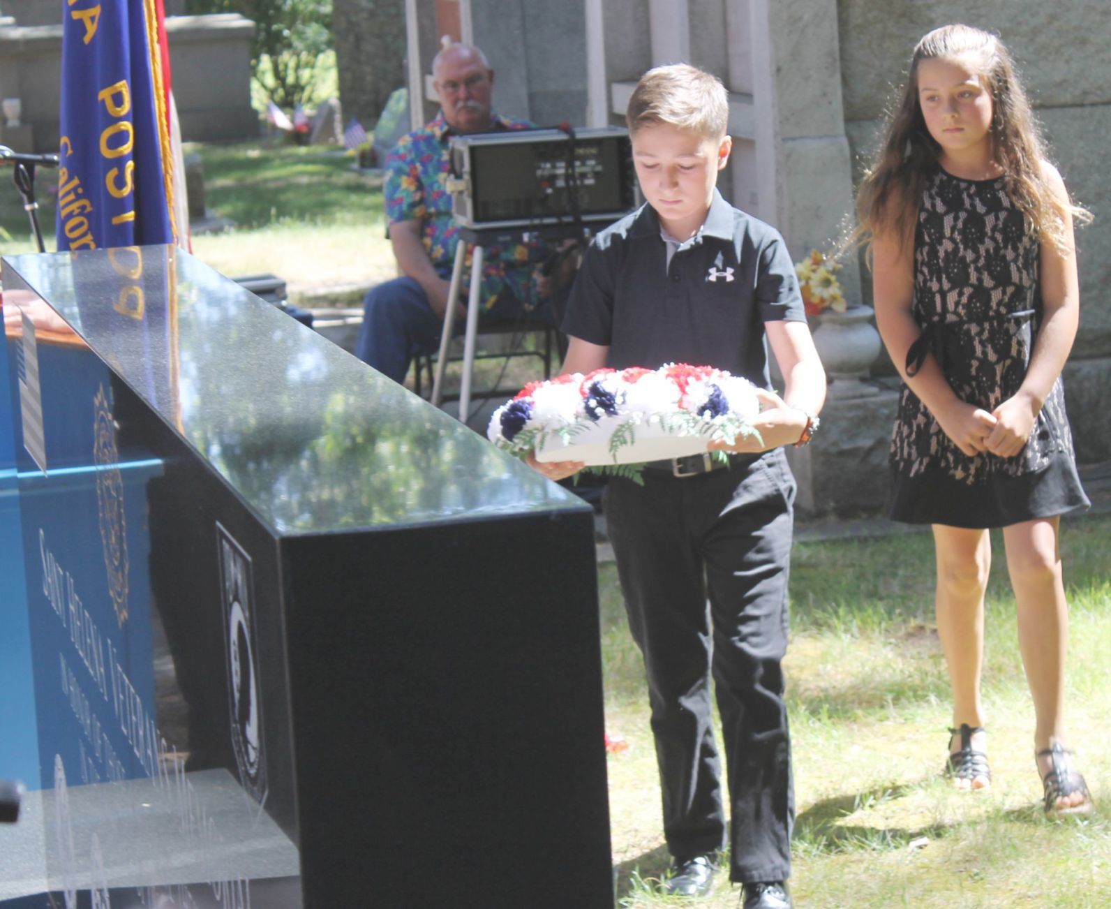 Memorial Day services at St. Helena Cemetery